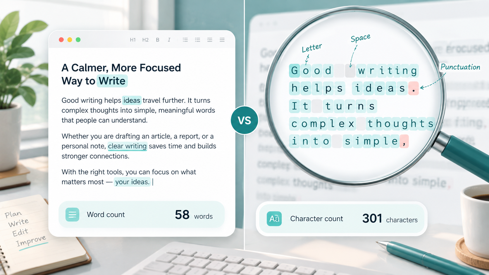 Word Count vs Character Count: What Is the Difference?